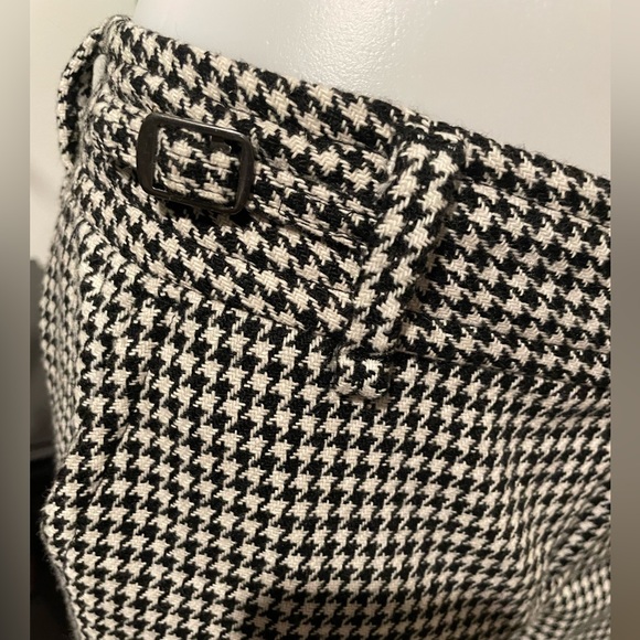 Ann Taylor Loft Houndstooth Wool Blend Capri Dress Pants sz 4P - Picture 3 of 6